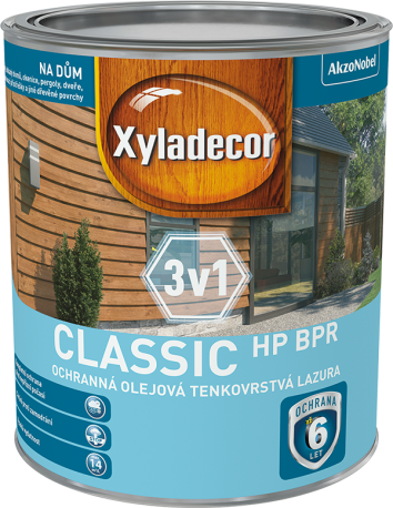 Xyladecor Classic HP BPR 3v1 mahagón,5L