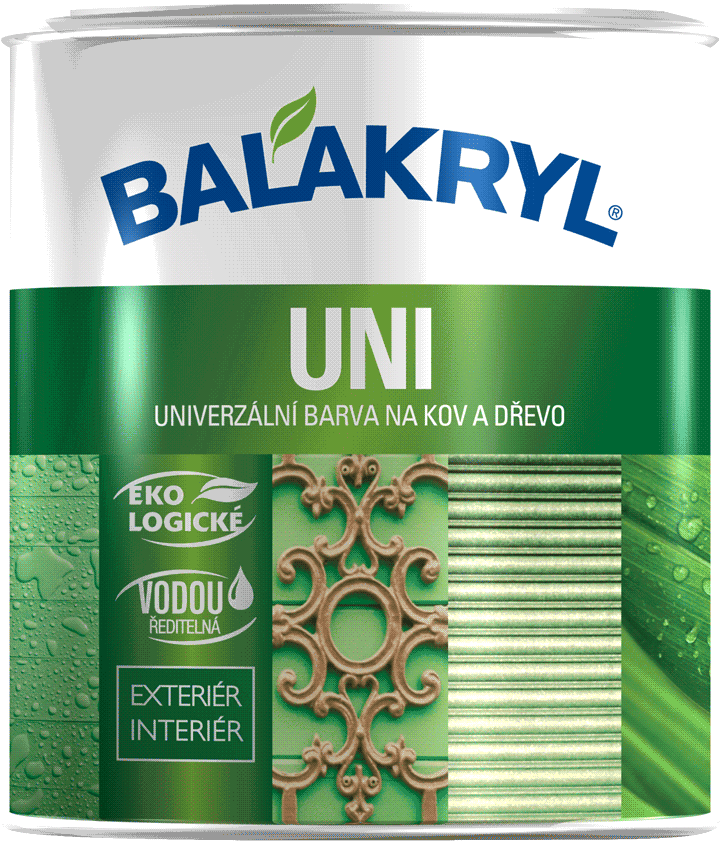 BALAKRYL UNI SATIN RAL 6002 listová zelená,0.7kg