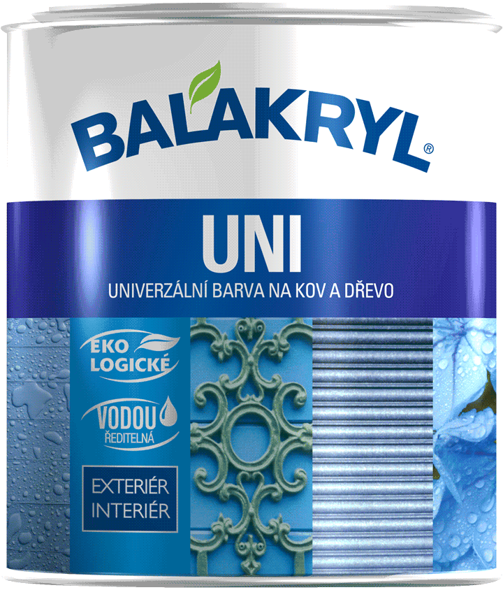 BALAKRYL UNI MAT 0150-Tmavo sivý,0.7kg