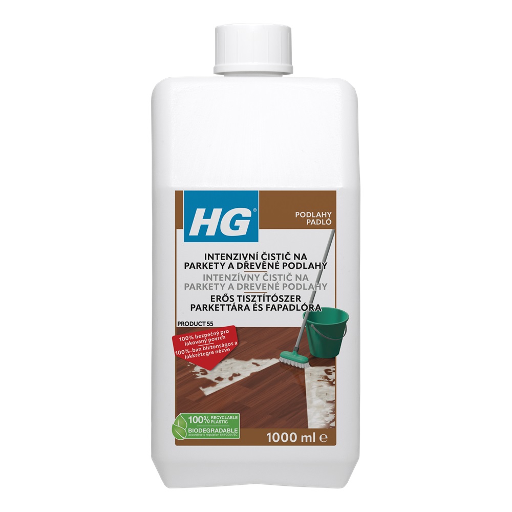HG210 Intenzívny čistič na parkety a drevené podlahy 1L