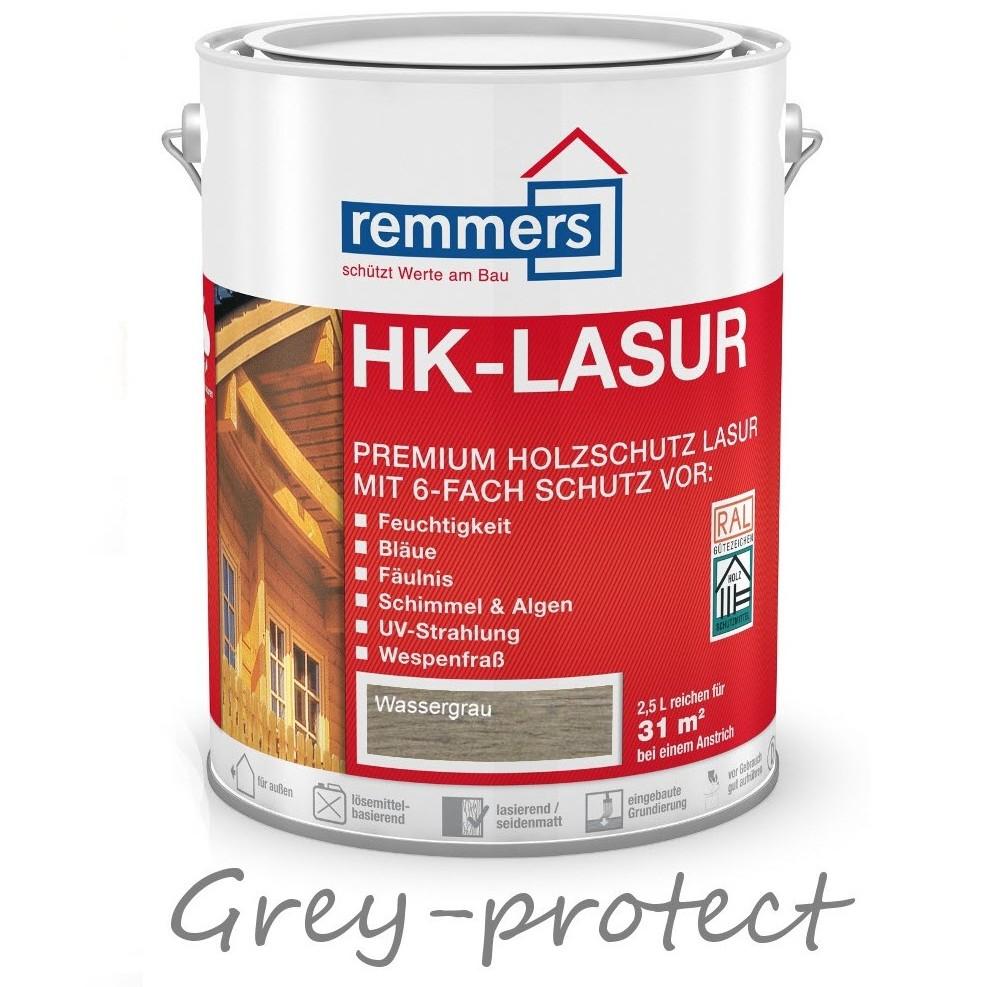 Remmers HK Lasur Grey Protect Silbergrau RC 970,0,75L