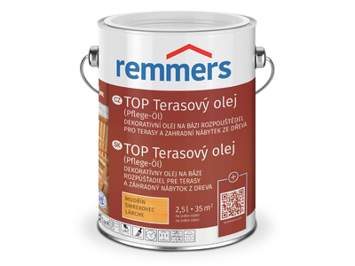 Remmers TOP terasový olej (Pflege-Öl) Wassergrau,2.5L