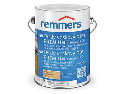 Remmers tvrdý voskový olej  Farblos,2.5L