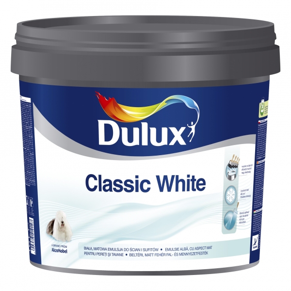Dulux Classic White Biela,10L
