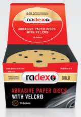 Radex Gold brúsny kruh, 15 dier, ¤150 mm P 500