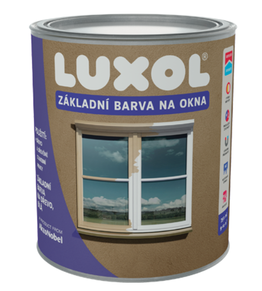 DULUX Luxol základná farba na okná Biela,4L