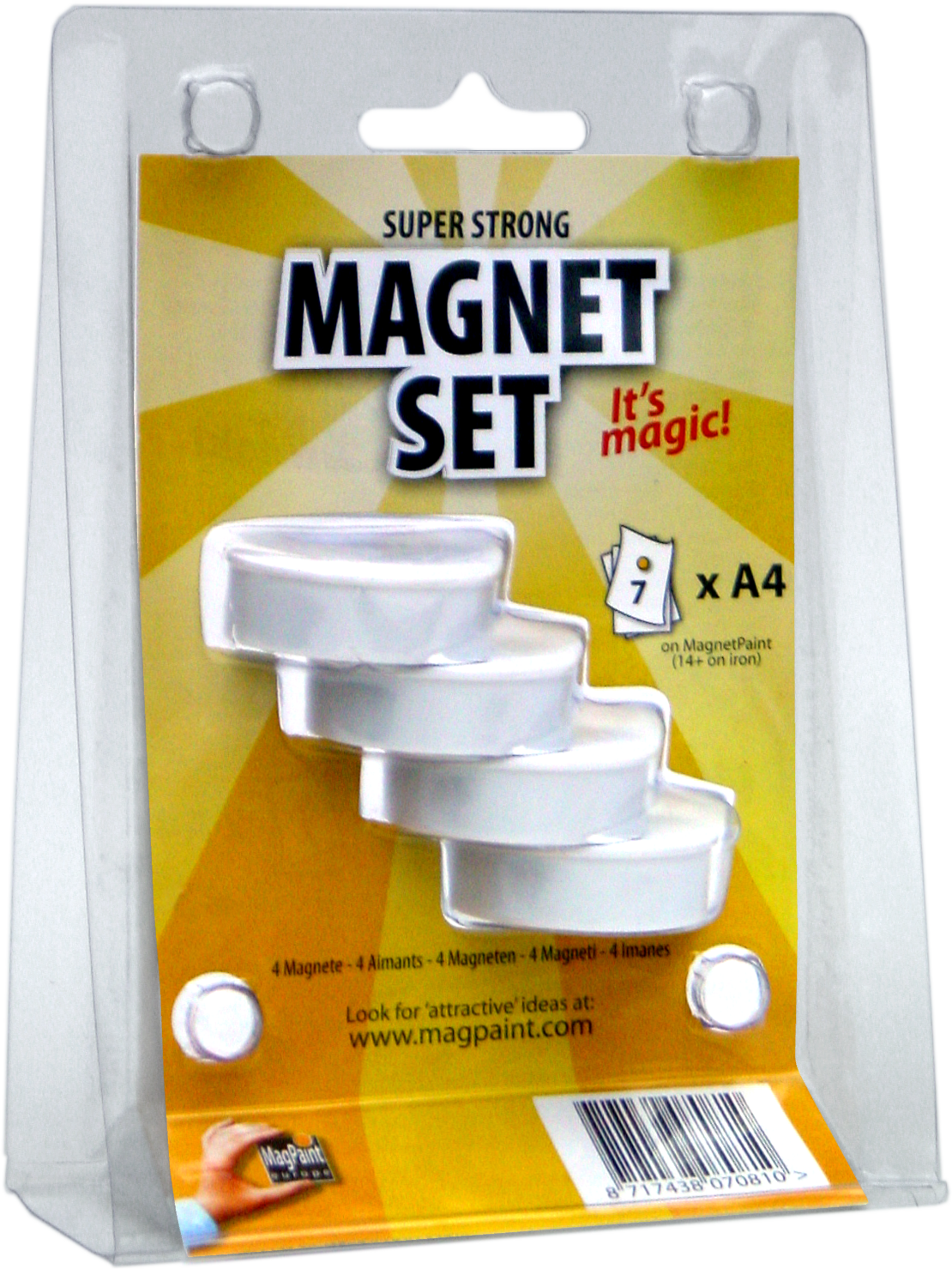 MAGPAINT Magnet Set - Farebné  Modrá