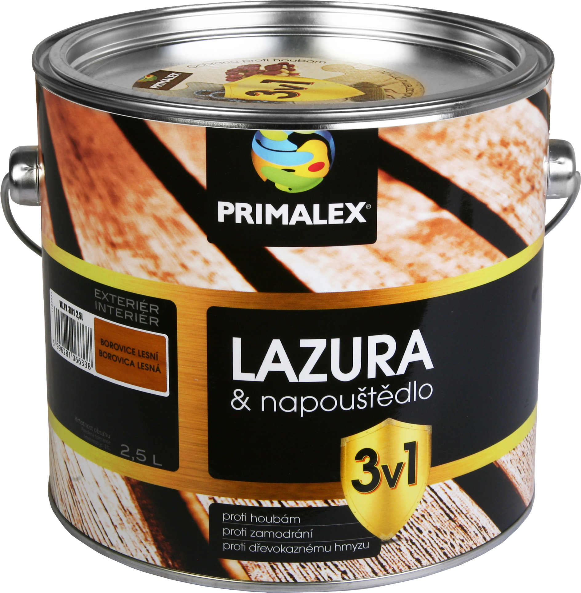 Primalex Lazúra & Napúšťadlo 3v1 Céder libanonský,2.5l