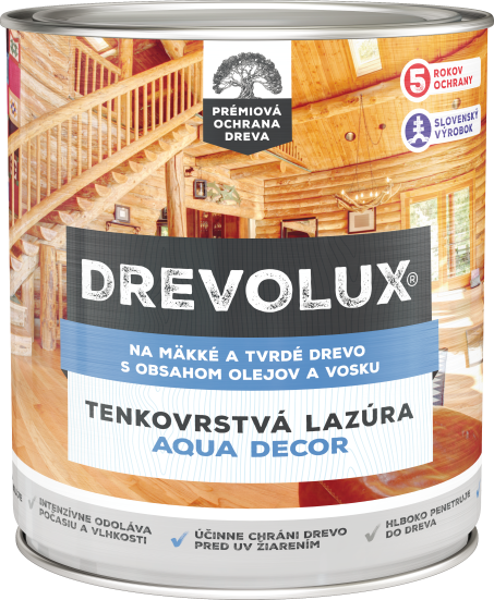 CHEMOLAK Drevolux Aqua Decor Oliva,2.5L