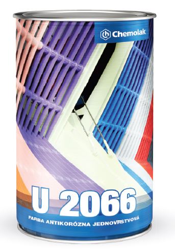CHEMOLAK U 2066 pololesklá  RAL7003,0.8L