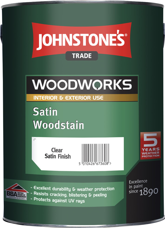 JOHNSTONE\'S Satin Woodstain -  syntetická hrubovrstvá lazúra  Antická borovica,5L