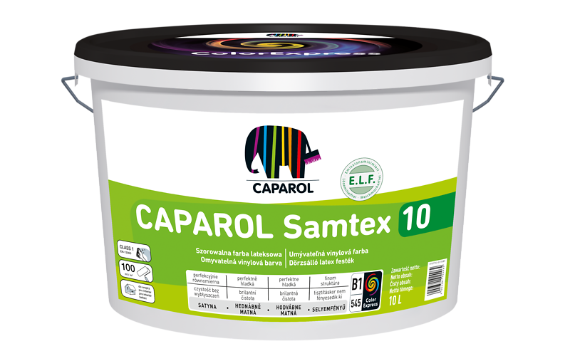 Caparol Samtex 10 Biela,2.5L