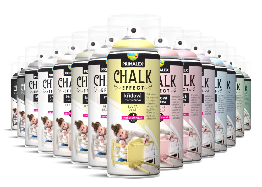 Primalex Chalk Effect - Kriedová matná farba Tyrkysová,400ml