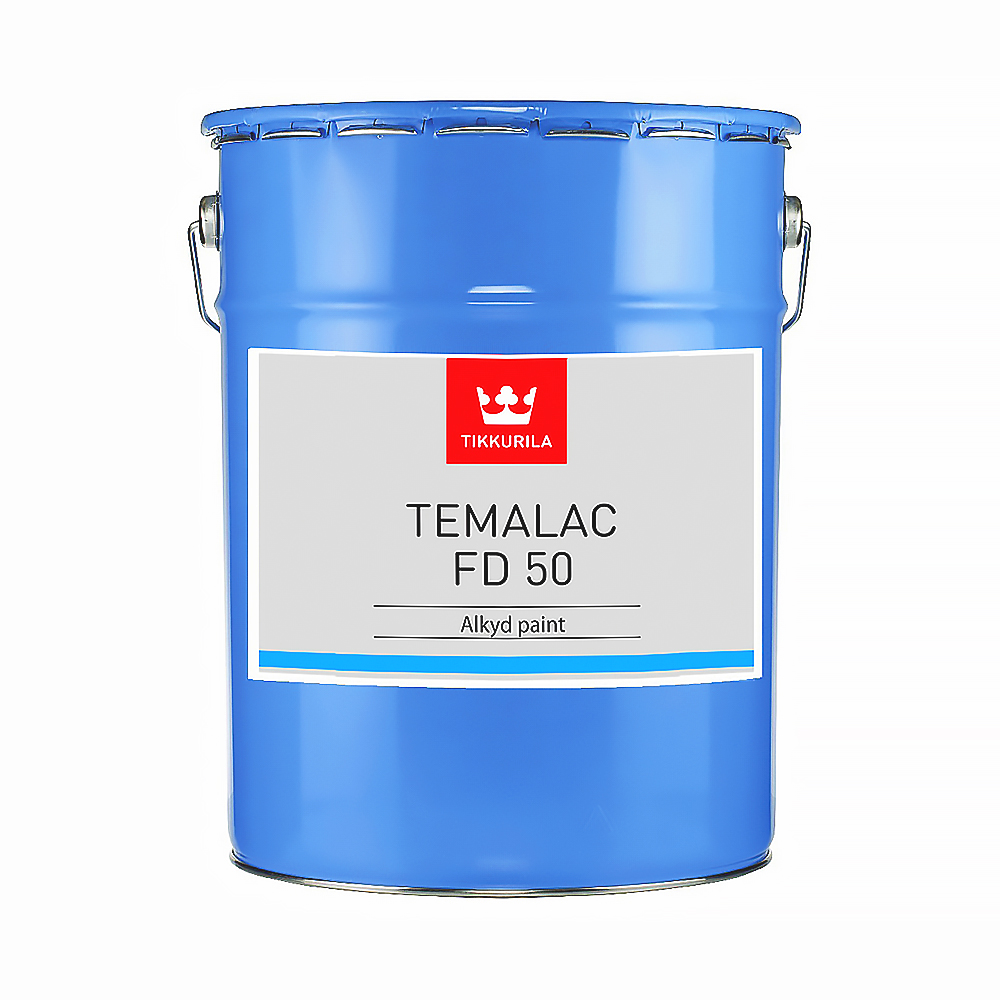 Tikkurila TEMALAC FD 50 - pololesklý náter na oceľové povrchy 1L