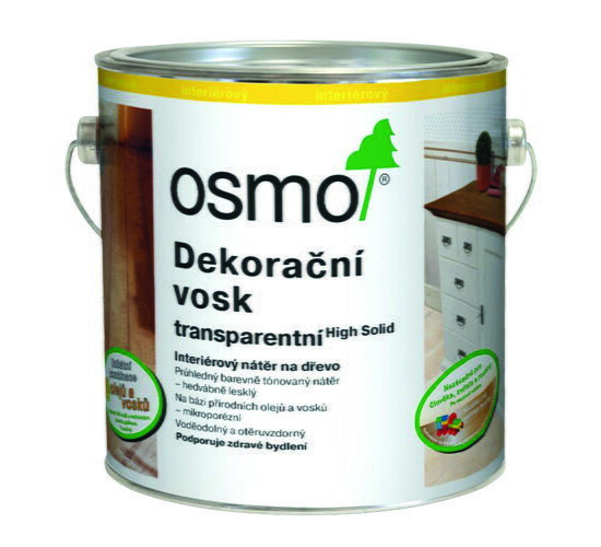 OSMO Dekoračný vosk transparentný 3119 Hodvábne sivý,2.5L