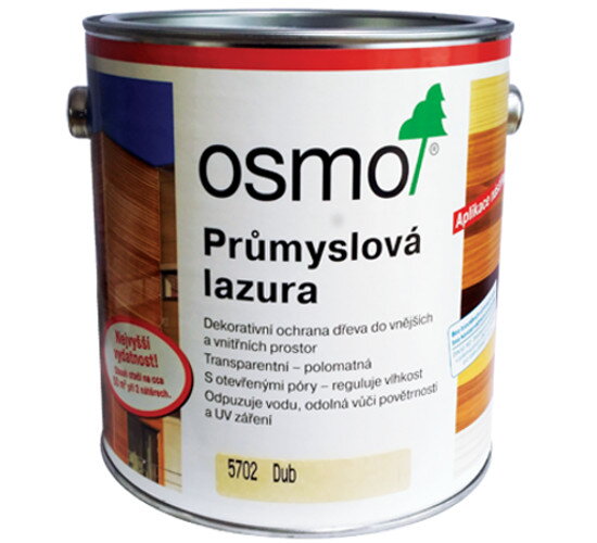 OSMO Priemyselná lazúra na striekanie 5705 Červený smrek,2.5L