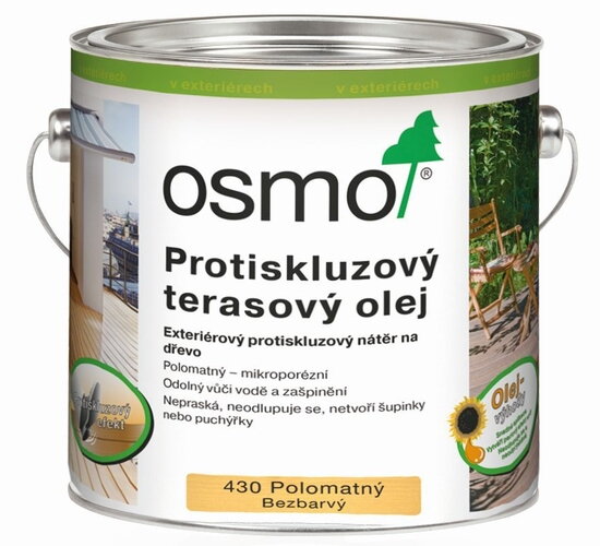 OSMO Protišmykový terasový olej 430 Bezfarebný,750ml