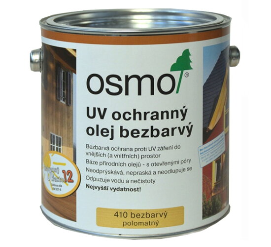 OSMO UV-Ochranný olej do interiéru 410 Bezfarebný,2.5L