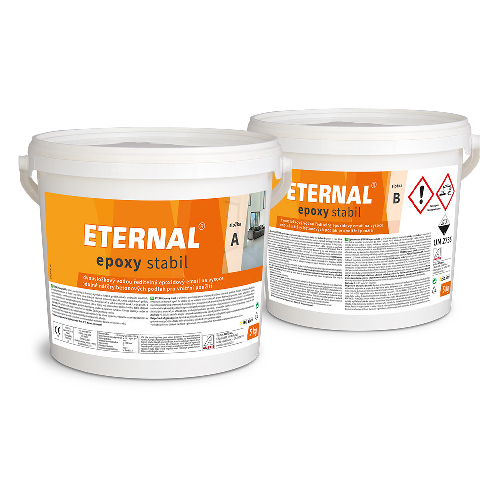 ETERNAL epoxy stabil RAL MIX lesk RAL5019,10kg