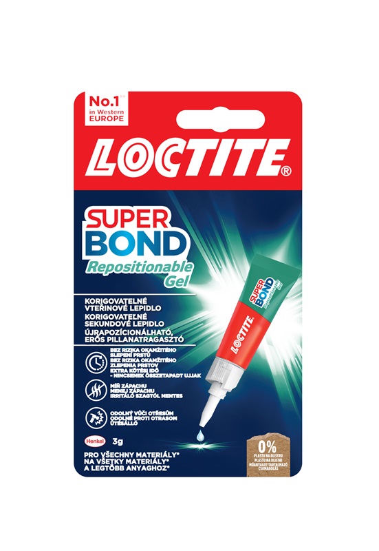 HENKEL Loctite Super Bond Repositionable Gel 3g