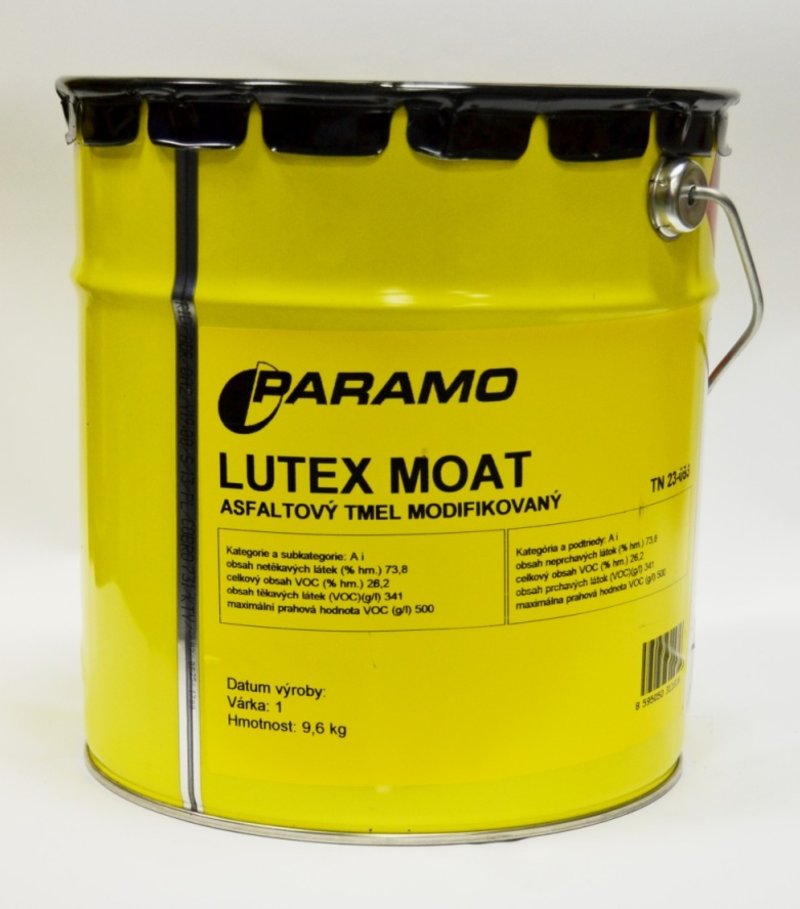 PARAMO LUTEX MOAT asfaltový tmel na strechy 9,6kg 9.6kg